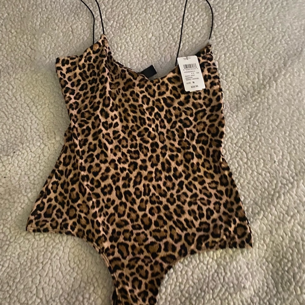 Leopard medium body suit new with tags from Windsor
